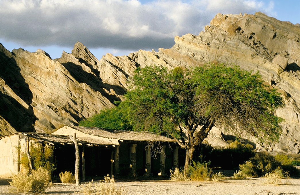 Paisaje de San Carlos, Salta, en una fotografía de 1994