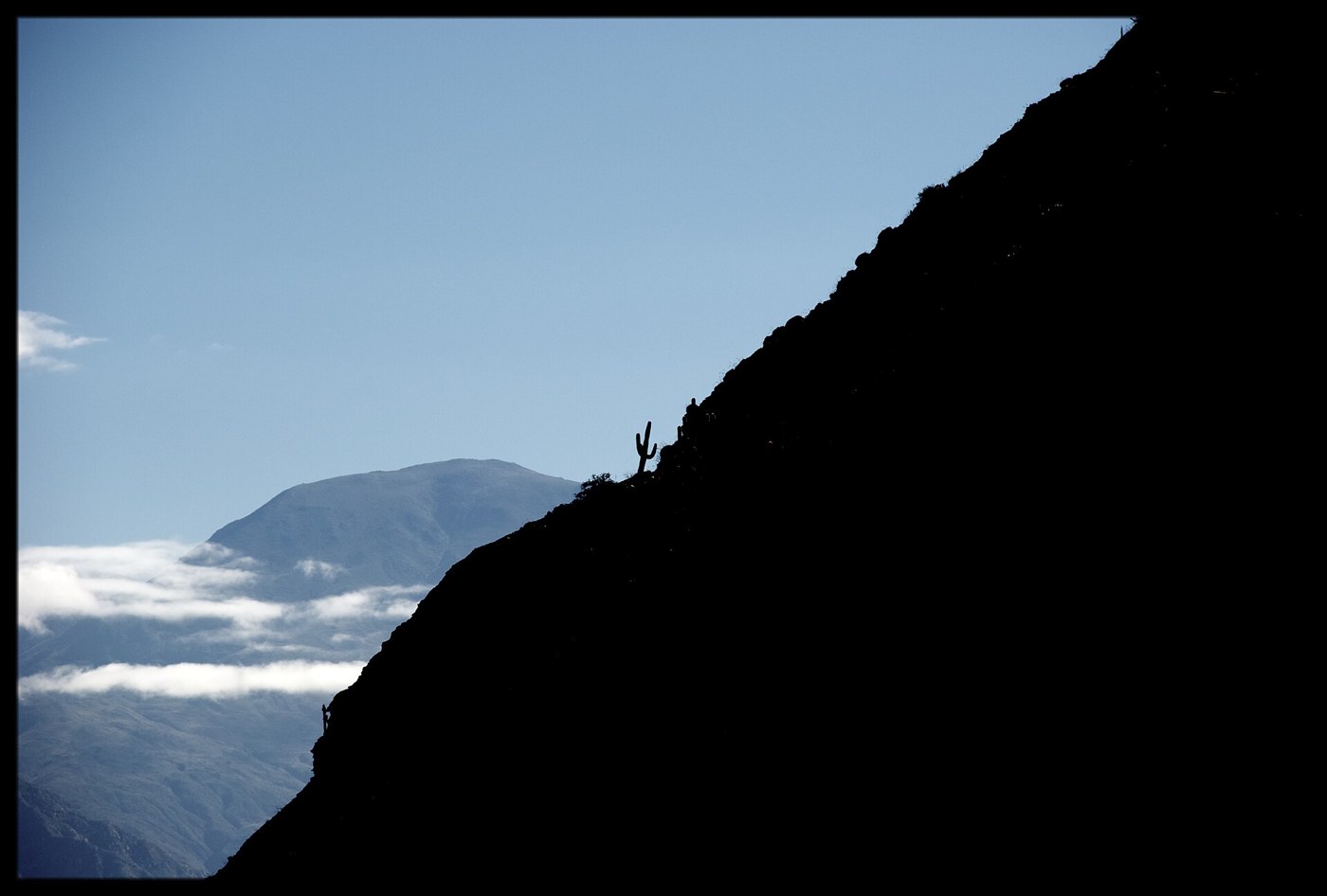 Vista de un valle calchaquí en Salta