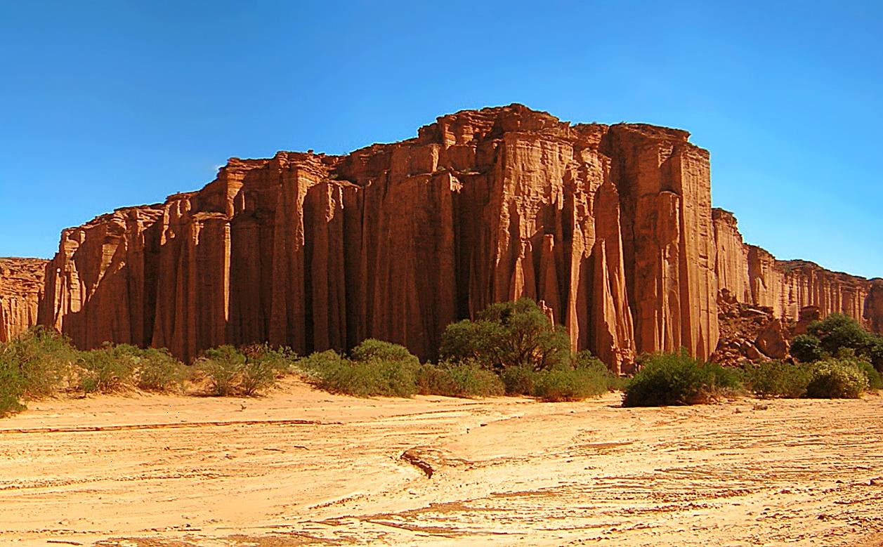 Paredes rocosas de Talampaya