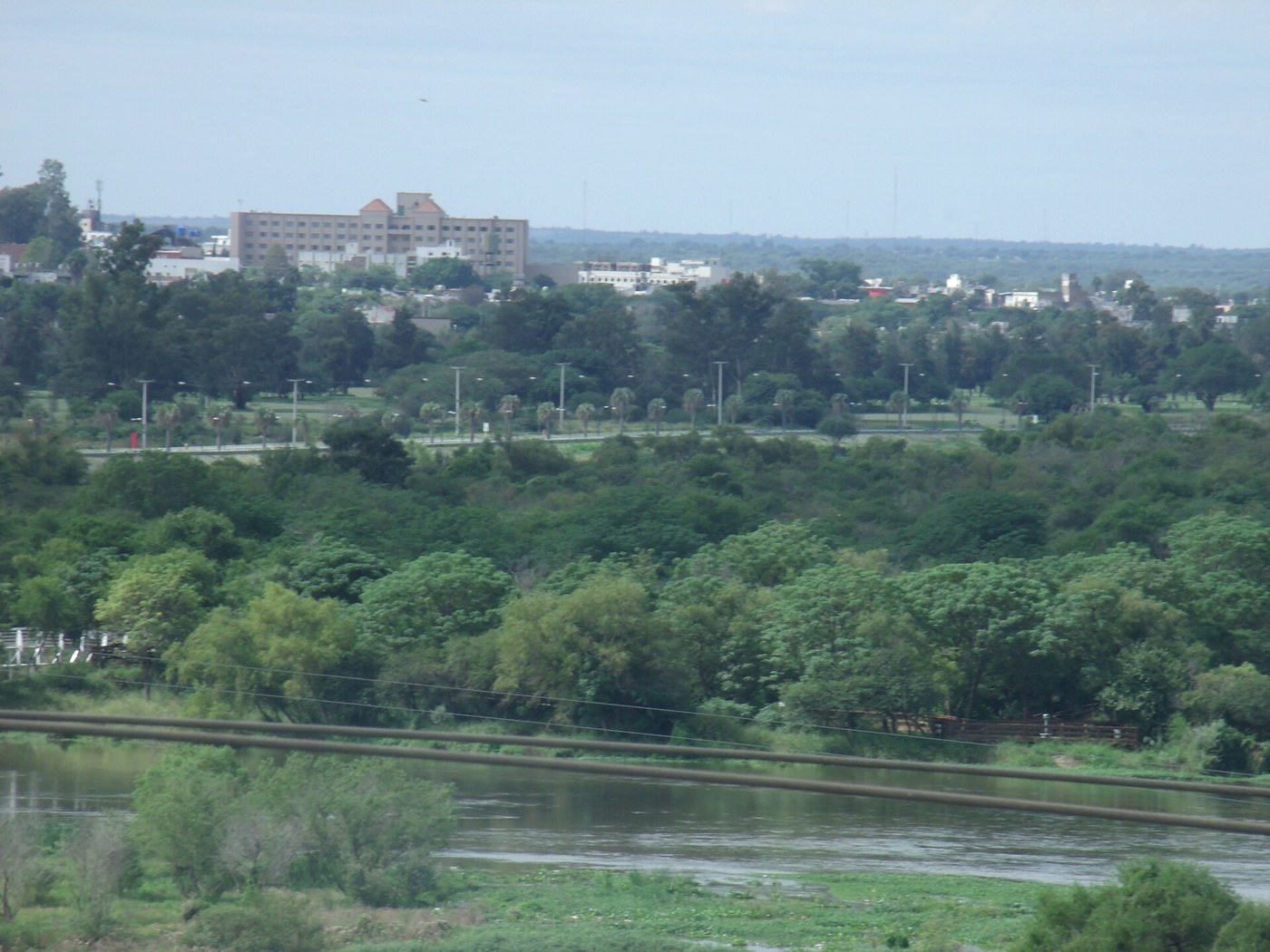 Termas de Río Hondo vista desde el dique